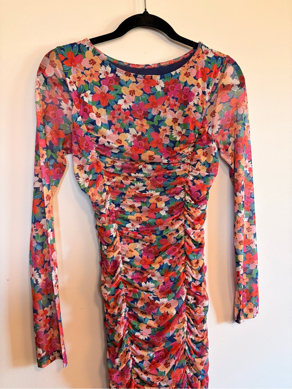 Charlie Holiday Valentina Ruched Long-Sleeve Maxi Dress - Picture 6 of 8